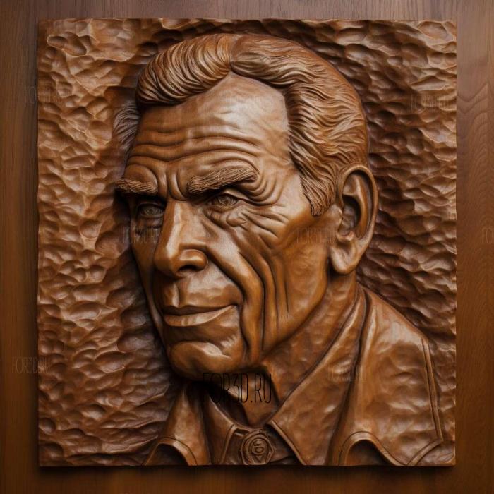 Fred MacMurray 1 3d stl модель для ЧПУ